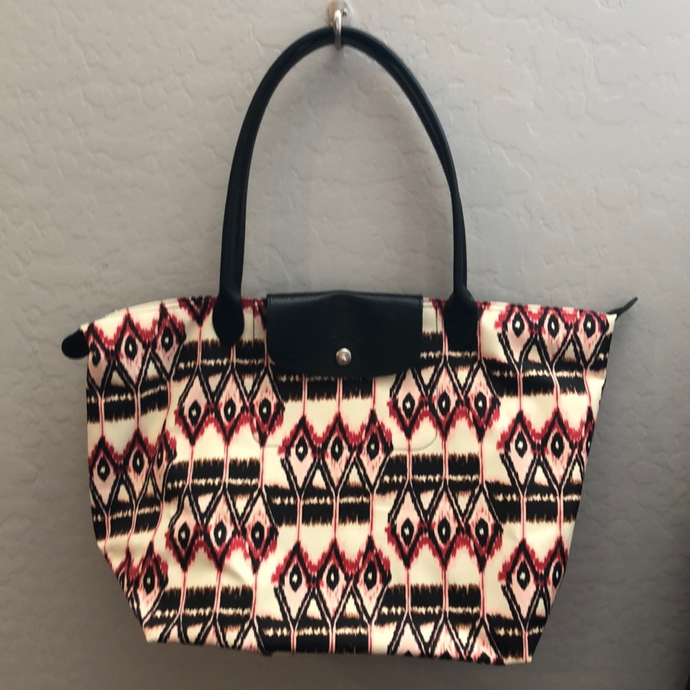 Longchamp Large Ikat Pliage Tote NWOT
